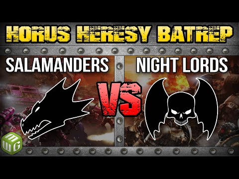 Night Lords vs Salamanders Horus Heresy Battle Report Ep 25