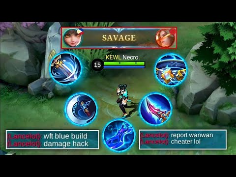 WANWAN BLUE BUILD ULTRA DAMAGE HACK! | MenaceMLBB