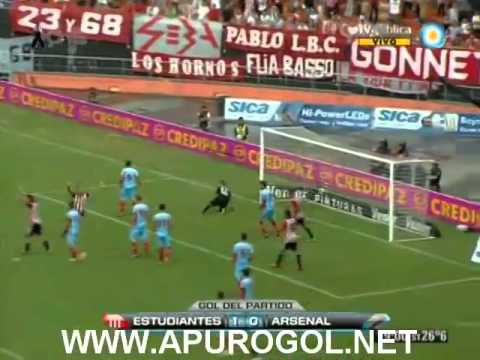 Estudiantes de la Plata vs Arsenal (1-0) Torneo Final 2014 Fecha 1