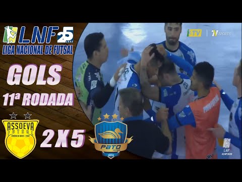 Gols Assoeva 2x5 Pato | 11ª Rodada | LNF 2020 (04/10/2020)