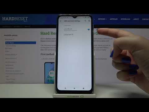 How to Remove SIM PIN from SIM Card in Motorola Moto G10?