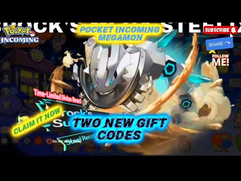 I Got 100% Pocket Incoming MegaMon  Gift Codes For 2025!
