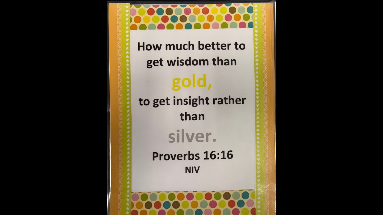 Proverbs 16:16