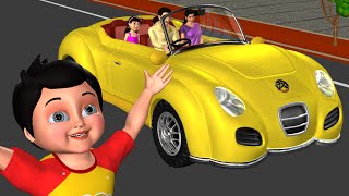 Driving in My Car Song | We Are Going in Our Car - 3D Nursery Rhymes & Songs for Children
