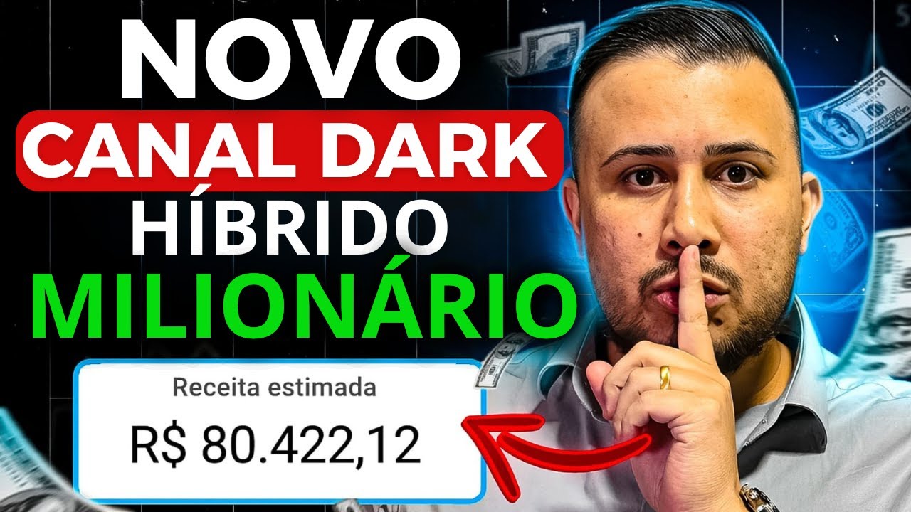 🤫ESSE NOVO NICHO DE CANAL DARK HÍBRIDO VAI DEIXAR MUITA GENTE MILIONÁRIA EM 2025!