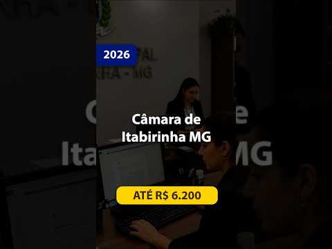 🚨 EDITAL PUBLICADO | Câmara de Itabirinha MG 2026