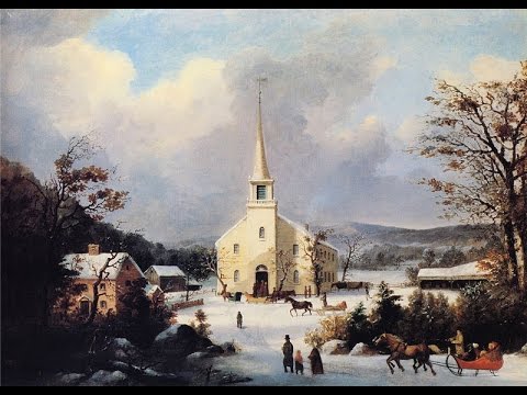 George Henry Durrie (1820-1863) American painter ✽ Greensleeves