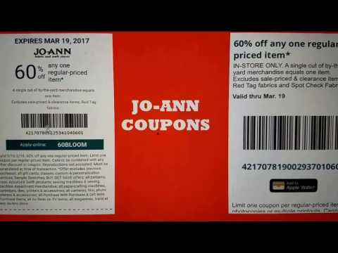Jo Ann 60 Off Coupons