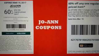 🎀 JO-ANN 60% OFF COUPONS 🎀