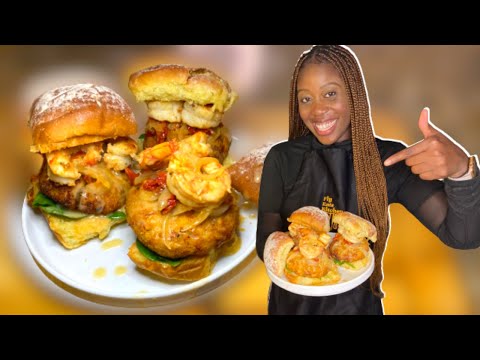 ULTIMATE Crab Cake Burger |Easy Air Fryer 15 Minute Recipe|