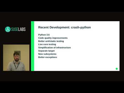 SUSE Labs Conference 2019 - Semantic Kernel Debugging with crash-python (et al)