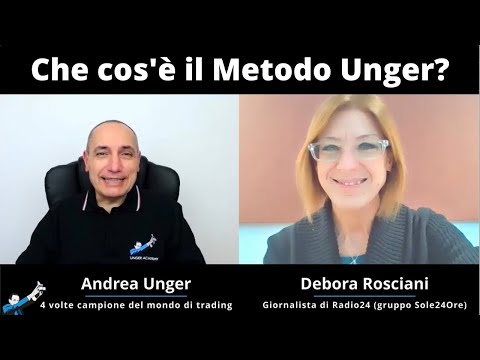 Che cos’è il Metodo Unger per fare trading? Intervista con Debora Rosciani di Radio24 (Sole24Ore)