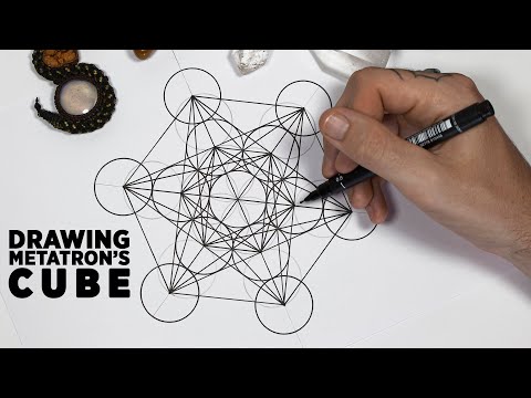 Relaxing Pentagram Mandala Drawing Process