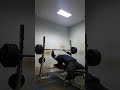 Benching 126x5555x4 1st set 68ish bw