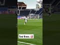 Toni Kroos scores a beauty in training.