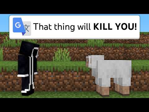Using A Poorly Translated Guide To Play Minecraft...