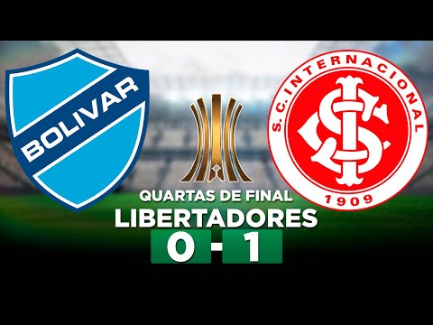 BOLÍVAR 0 x 1 INTERNACIONAL Libertadores 2023 Quartas de final | Narração