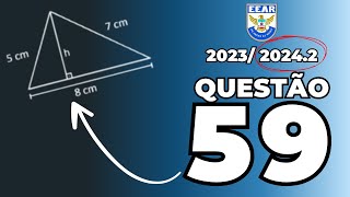 ✈CORREÇÃO EEAR 2023-2024 MATEMÁTICA (CFS 2) | GEOMETRIA PLANA
