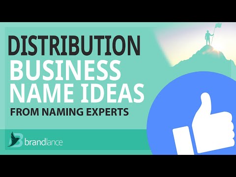 Best Distribution Business Name Ideas Suggestions | Brand Names Generator
