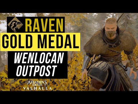 🥇 EASY STEALTH GOLD - Wenlocan Outpost Trial of the RAVEN - Mastery Challenge Tips | AC Valhalla