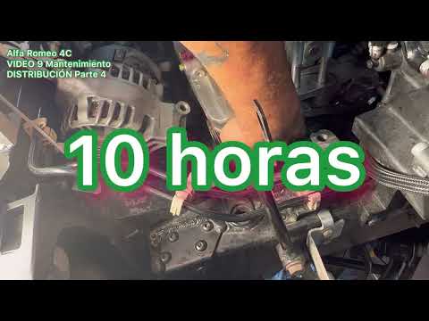 Alfa Romeo 4C VIDEO 9. Distribución PARTE 4