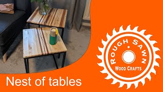 Creating a nest of tables from off cuts and some metal legs