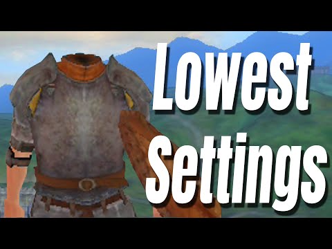 Oblivion at LOWEST SETTINGS!