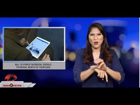 Bill to force Facebook, Google to reveal worth of your data (ASL - 6.25.19)