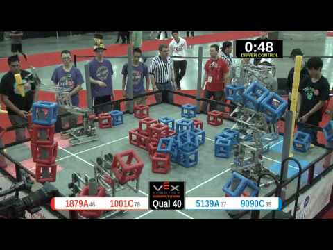 2015 VRC Sci Q40 - 1879A 1001C vs 5139A 9090C - 50 to 58 - VEX Worlds 2015 - Science Division