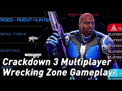 Crackdown 3 Wrecking Zone gameplay: the cloud destruction tech in action
