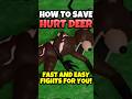HOW TO SAVE HURT DEER In 99 NIGHTS IN THE FOREST UPDATE The Deer Is Hurt Roblox