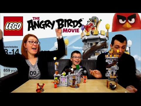 Vidéo LEGO Angry Birds 75826 : Le château du roi cochon