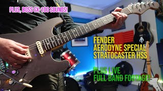 Video thumbnail for Unboxing + Playing the Fender Aerodyne Special Stratocaster HSS by KidKreativ