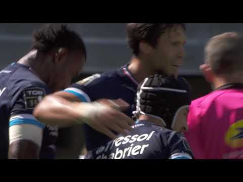 TOP 14 - Essai de APRASIDZE (MHR) - Montpellier Hérault Rugby - CA Brive - J02 - Saison 2021/2022