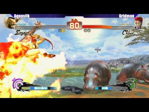 SSF4 AE 2012 Aquasilk vs Gridman - WB6 Road to Evo 2012