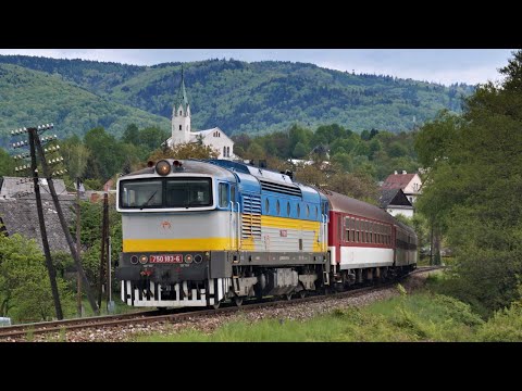 Vlaky Slovensko - Dášenka 750.183-6 na trati ŽSR 145