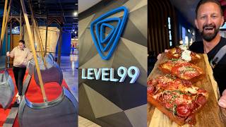 What To Expect When This NEW Attraction Opens At Disney Springs! Level99 Is So Fun & Delicious Food!
