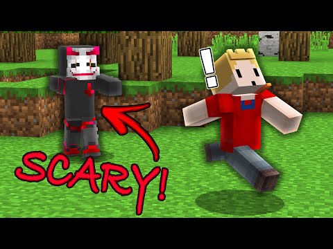 I pretended to be a DEMON in minecraft to SCARE my friend!