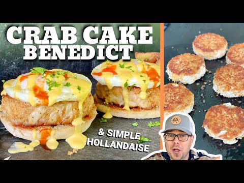 FANCY on the GRIDDLE - Crab Cake Benedict (My FAVORITE Breakfast!)