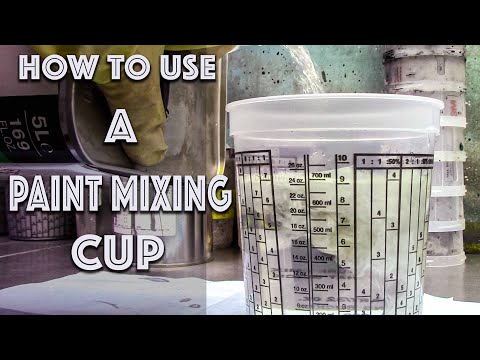How To Use A Paint Mixing Cup For Beginners