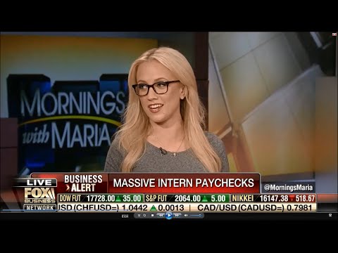 05-02-16 Kat Timpf on Mornings with Maria - Techs Pay Big Intern Salaries