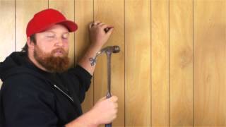 Hanging Picture Frames: How to Hang Pictures on Wood Panel Walls : Woodwork & Carpentry