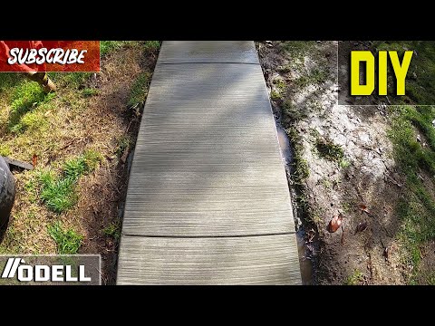 YouTube video about Smooth out your Pathway - How to Screed Your Sidewalk