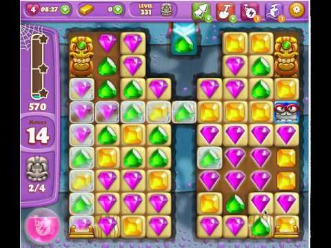 Diamond Digger Saga Level 331, 2**Stars, No Boosters!