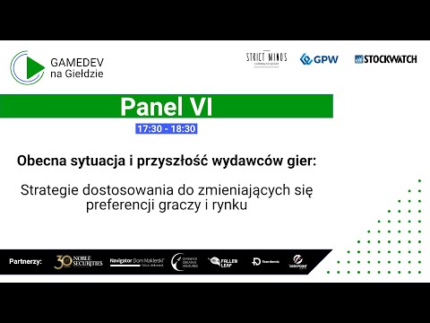 DEBATA: Obecna sytuacja i przyszłość wydawców gier Strategie dostosowania do zmieniającego się rynku