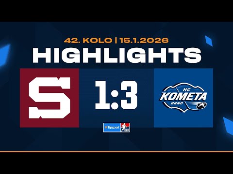 Highlights | HC Sparta Praha vs. HC Kometa Brno 1:3 | 15.01.2026