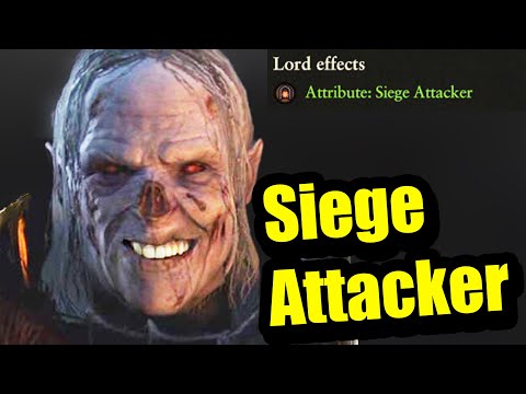 'Siege Attacker' Trait in a Nutshell