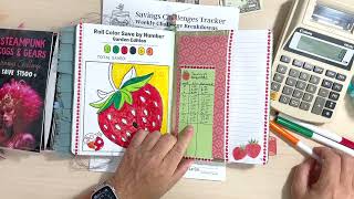 Saving Money by Cash Stuffing Weekly Paycheck - September Wk #5 - TracEy Monster Savings on Etsy