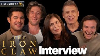 'The Iron Claw' Interviews With Zac Efron, Jeremy Allen White, Holt McCallany And More