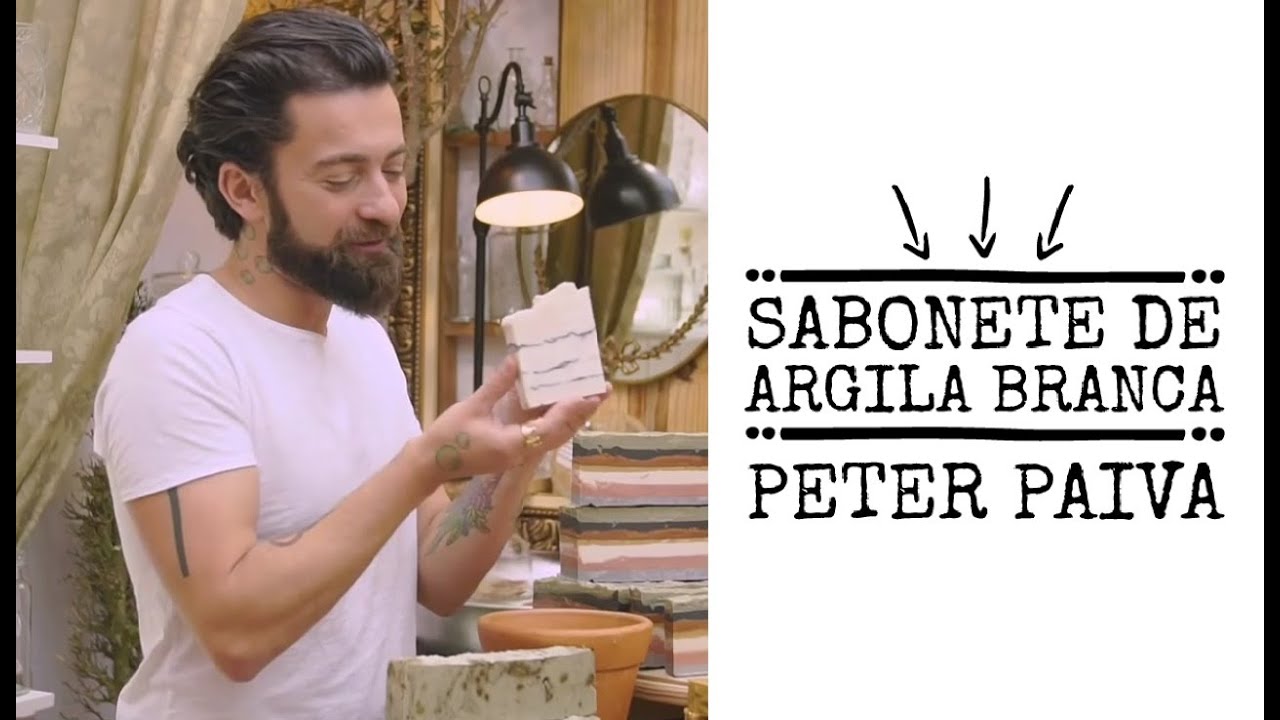 Sabonete de Argila Branca - Peter Paiva